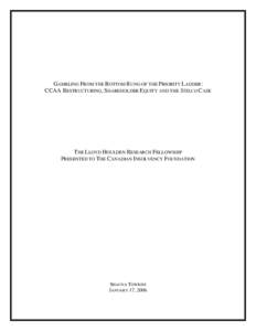 Because of this country’s relatively small population, however, Canadian industry is and probably will continue to be very much dependant on world markets and consequently vulnerable to world depressions