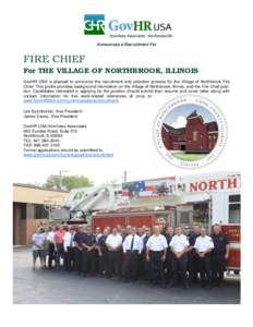 Illinois / Northbrook Park District / North Shore / Northbrook / Northfield Township High School District / Firefighter / Chicago metropolitan area / Northbrook /  Illinois / Geography of Illinois