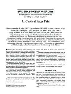 papr_346[removed]EVIDENCE-BASED MEDICINE Evidence-based Interventional Pain Medicine