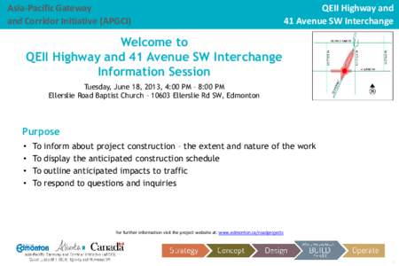 Asia-Pacific Gateway and Corridor Initiative / Roads in Edmonton / Ellerslie Road / Edmonton