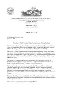 Microsoft Word - Chief Probation Officer Press Release[removed]