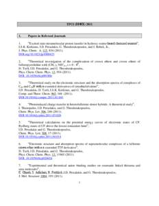 TPCI (ΙΘΦΧ) [removed]Papers in Refereed Journals