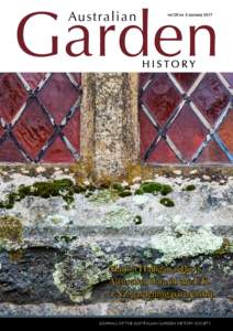 Australian Garden History Journal Volume 26 No.4