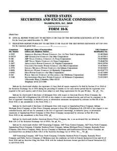 UNITED STATES SECURITIES AND EXCHANGE COMMISSION WASHINGTON, D.C[removed]FORM 10-K (Mark One)