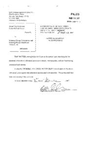 Sills Cummis Epstcin & Gross P.C. One Riverfront Plaza Newark, New Jersey[removed]7000 Attorneys for Defendants