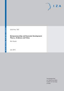 Private sector development / Queen Rania Center for Entrepreneurship / Entrepreneurial economics / Entrepreneurship / Business / Entrepreneur