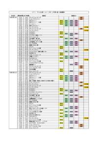 ＵＴＹ　テレビ山梨　２０１４年１０月第３週　番組種別　 放送日 開始時間 終了時間 番組名 10月20日(月) 4:30