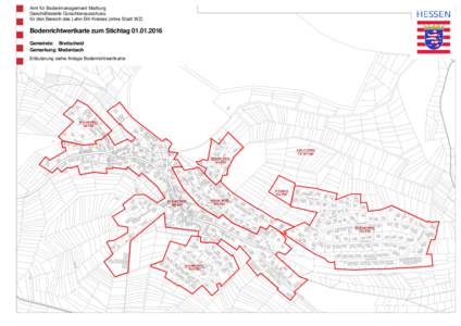 Amt für Bodenmanagement Marburg Geschäftsstelle Gutachterausschuss für den Bereich des Lahn-Dill-Kreises (ohne Stadt WZ) Bodenrichtwertkarte zum StichtagGemeinde: Breitscheid