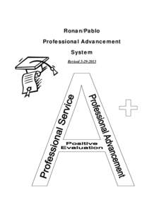 Ronan/Pablo Professional Advancement System Revised[removed]  1. INTRODUCTION ............................................................................................................................................