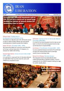 NoNews Bulletin of the Foreign Affairs Committee of the National Council of Resistance of Iran 7 November 2011