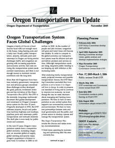 Oregon Transportation Plan Update Oregon Department of Transportation November[removed]Oregon Transportation System