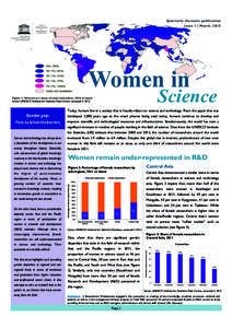 Qua rter ly the matic p ub licatio n Issue 1 | March , 2 015 Women in  Science