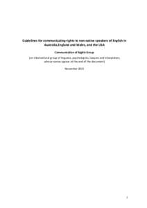 Communication of rights incl Appendix DE 15th november