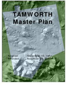 Adopted[removed]TAMWORTH Master Plan  Adopted: