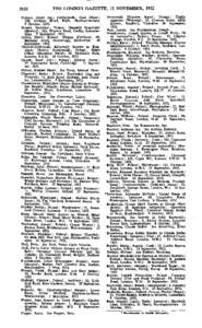 5952  THE LONDON GAZETTE, 11 NOVEMBER, 1952