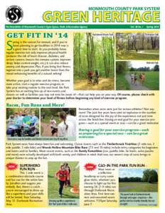 MONMOUTH COUNTY PARK SYSTEM  GREEN HERITAGE The Newsletter of Monmouth County’s Open Space, Parks & Recreation Agency