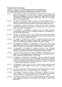 Biology / Antimicrobial peptides / Solid-state nuclear magnetic resonance / Nuclear magnetic resonance spectroscopy / Gramicidin / Peptide / Ayyalusamy Ramamoorthy / Nuclear magnetic resonance / Chemistry / Science