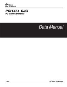   	  
 Data Manual