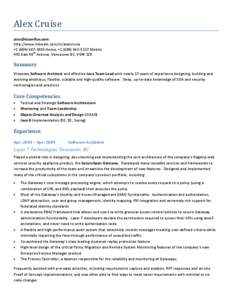 Microsoft Word - AlexCruise_resume.doc