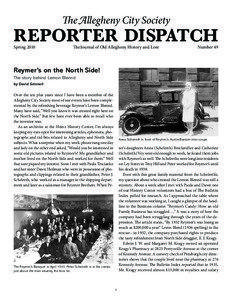 The Allegheny City Society  Reporter Dispatch