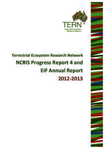 Microsoft Word - TERN Combined NCRIS EIF Annual report[removed]V1.2.docx