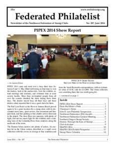 The  www.nwfedstamps.org Federated Philatelist Newsletter of the Northwest Federation of Stamp Clubs