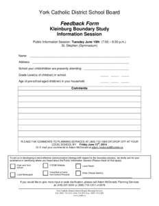 Fax / Email / Technology / Kleinburg / York Catholic District School Board