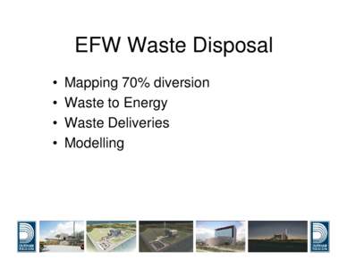 Residual Waste to the EFW