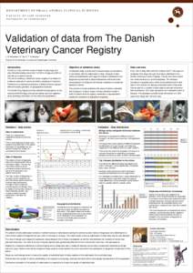 DEPARTMENT OF SMALL ANIMAL CLINICAL SCIENCES FACULTY OF LIFE SCIENCES UNIVERSITY OF COPENHAGEN Validation of data from The Danish Veterinary Cancer Registry