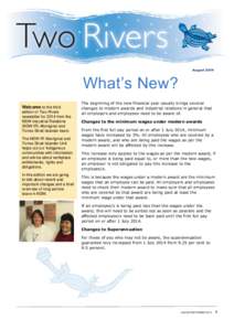 Two Rivers Newsletter - August 2014