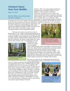 Microsoft Word - schodack_bioblitz_final2013esf.docx