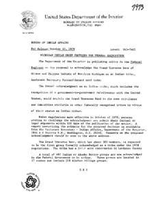 Algonquian peoples / Grand Traverse Band of Ottawa and Chippewa Indians / History of North America / Bureau of Indian Affairs / Tribe / Indigenous peoples of the Americas / Native American history / Brothertown Indians / Federally recognized tribes / Native American tribes / Odawa / Ojibwe