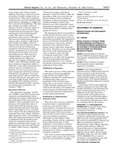 Federal Register / Vol. 70, No[removed]Wednesday, December 28, [removed]Notices scope of this order. These include stainless steel strip in coils used in the production of textile cutting tools (e.g., carpet knives).5 This 