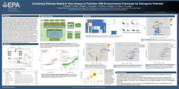 Combining Pathway-Based In Vitro Assays to Prioritize 1848 Environmental Chemicals for Estrogenic Potential D Rotroff1,2, D Reif1, N Sipes1, T Knudsen1, P Kothiya1, M Martin1, K Houck1, R Judson1 1 National Center for Co