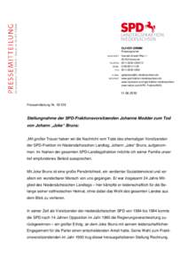 OLIVER GRIMM Pressesprecher ANSCHRIFT TELEFON MOBIL