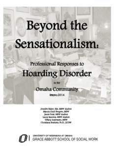 Beyond the Sensationalism: Professional Responses to Hoarding Disorder in the