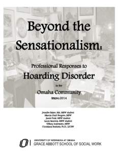 Hoarding / Behavior / Clinical psychology / Abnormal psychology / Clutter / Mental disorder / Animal hoarding / Psychiatry / Collecting / Compulsive hoarding