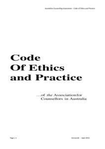Microsoft Word - ACA Code of Ethics and Practice Ver 10.docx