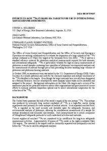 Chemistry / Nuclear materials / Nuclear weapons / Carcinogens / Plutonium / Isotope separation / Nuclear proliferation / Savannah River Site / Plutonium-238 / Nuclear technology / Matter / Actinides