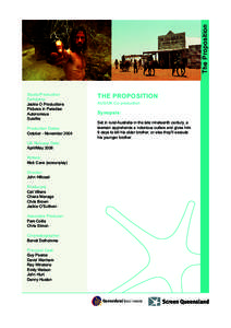 The Proposition Studio/Production Company: Jackie O Productions Pictures in Paradise Autonomous