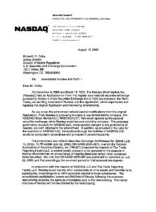 Amendment Number 4 to Form 1 -- Nasdaq Stock Market, Inc.