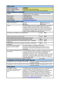 ADR scheme EU/EEA member state Name in original language Name in English  GERMANY