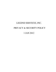 P:� PRIVACY & SECURITY POLICYTABLE.wpd