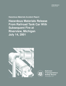 NTSB/HZM[removed]PB2002[removed]Hazardous Materials Accident Report  UR I B US