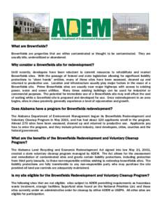Town and country planning in the United Kingdom / Earth / Hazardous waste / United States Environmental Protection Agency / Brownfield land / Land recycling / Superfund / National Priorities List / Environmental remediation / Environment / Pollution / Soil contamination