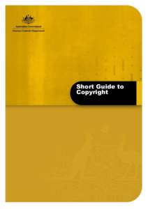 Short Guide to Copyright - October 2012