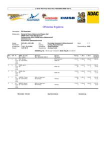 Auswertung: 5. ADAC RGR Akzo Nobel Deco HOEGNER DMSB Slalom