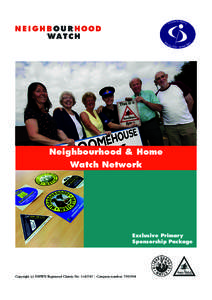 Neighbourhood & Home Watch Network Exclusive Primary Sponsorship Package