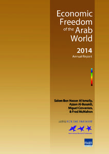 ii  /  Economic Freedom of the Arab World: 2014 Annual Report  Copyright ©2014 by the Fraser Institute. All rights reserved. No part of this book may be reproduced in any manner whatsoever without written permissio