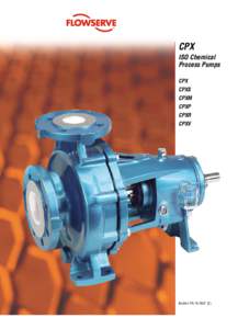 Pump Division  CPX ISO Chemical Process Pumps CPX
